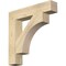 Ekena Millwork Westlake Block Rough Sawn Bracket, Douglas Fir, 4"W x 22"D x 22"H BKT04X22X22WTL05RDF - alternate 1